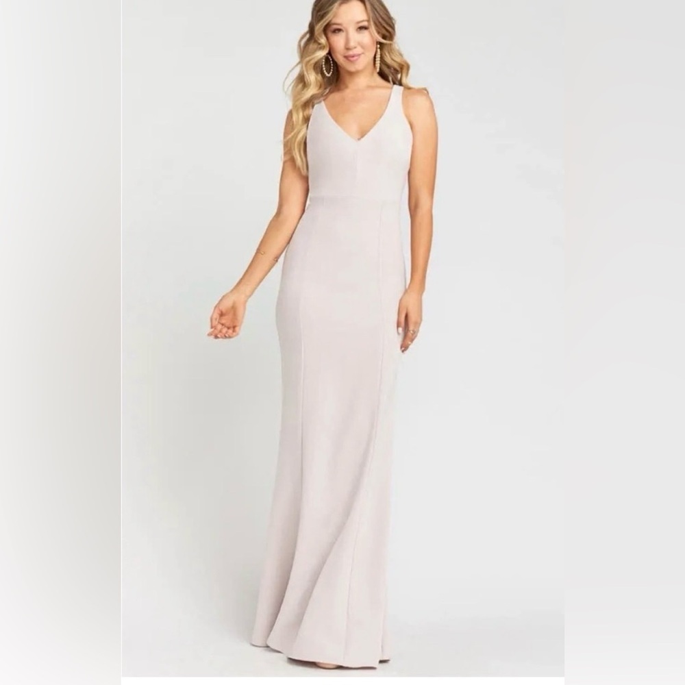 Show Me Your Mumu‎ Morgan Bridesmaid Dress Neutral Cream Sleeveless Medium NWT